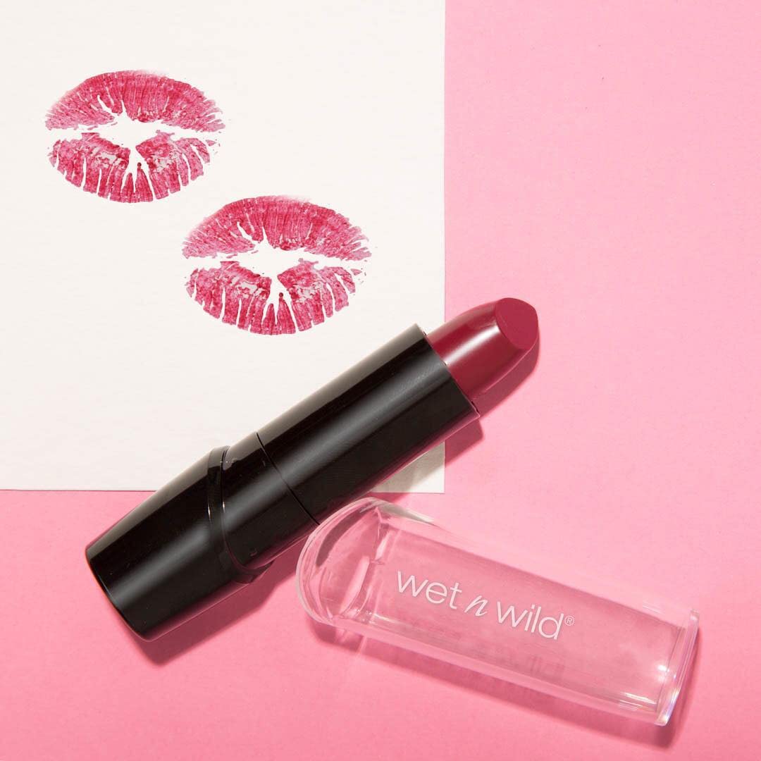 wet n wild Silk Finish Lipstick| Hydrating Lip Color| Rich Buildable Color| Dark Pink Frost - Image 11